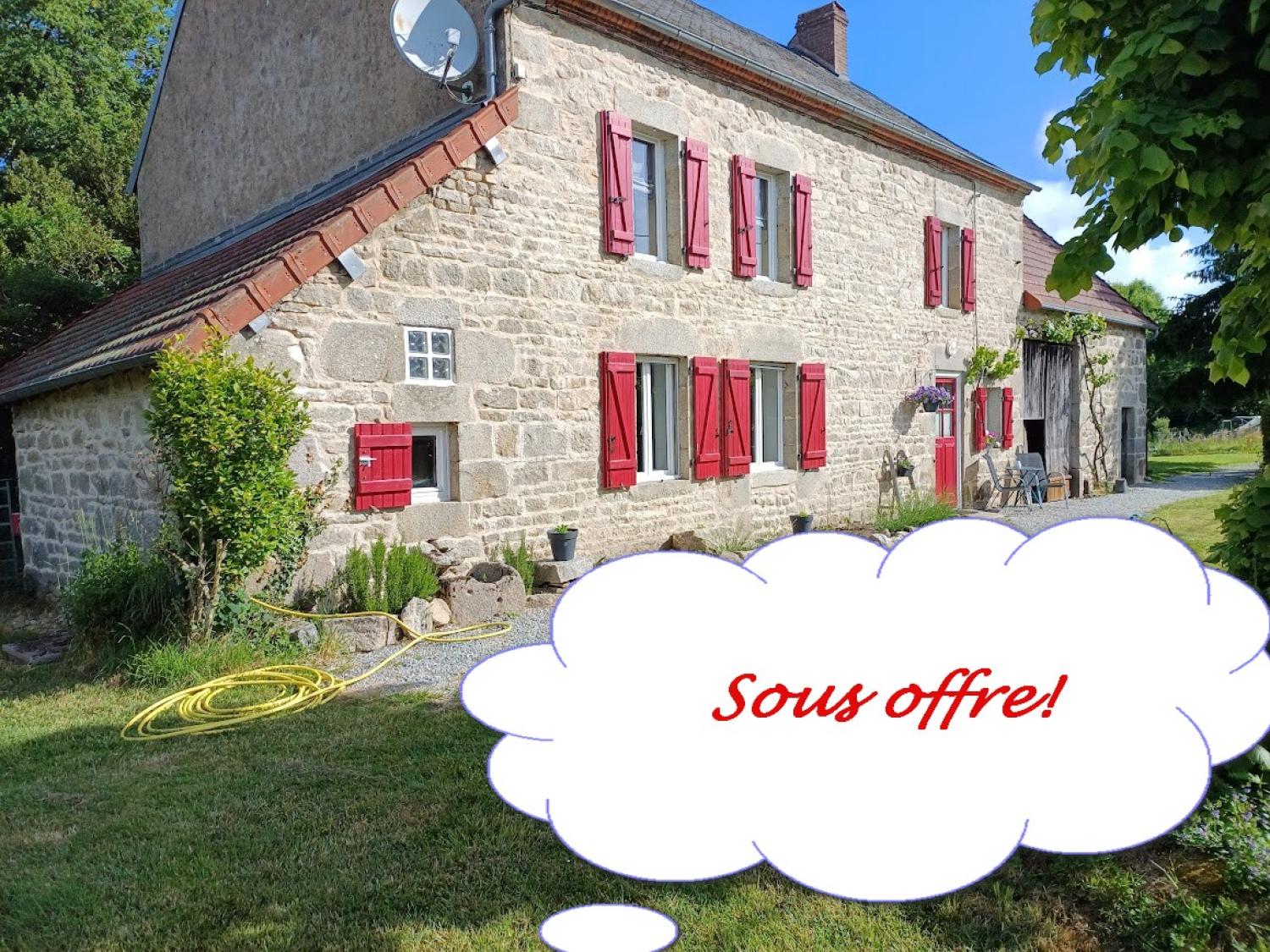  en venta casa rústica Chénérailles Creuse 1