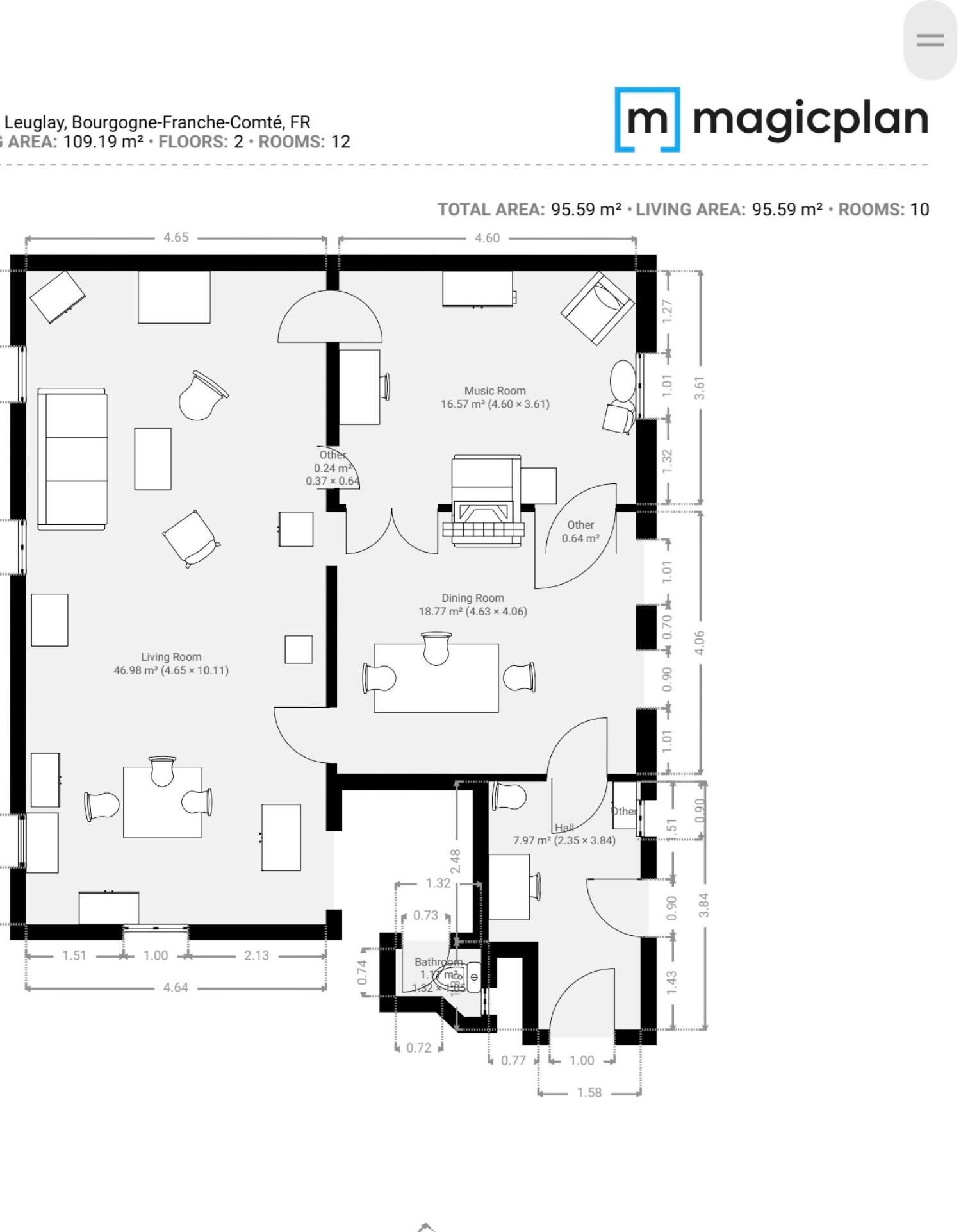 en venta casa de pueblo Leuglay Côte-d'Or 14