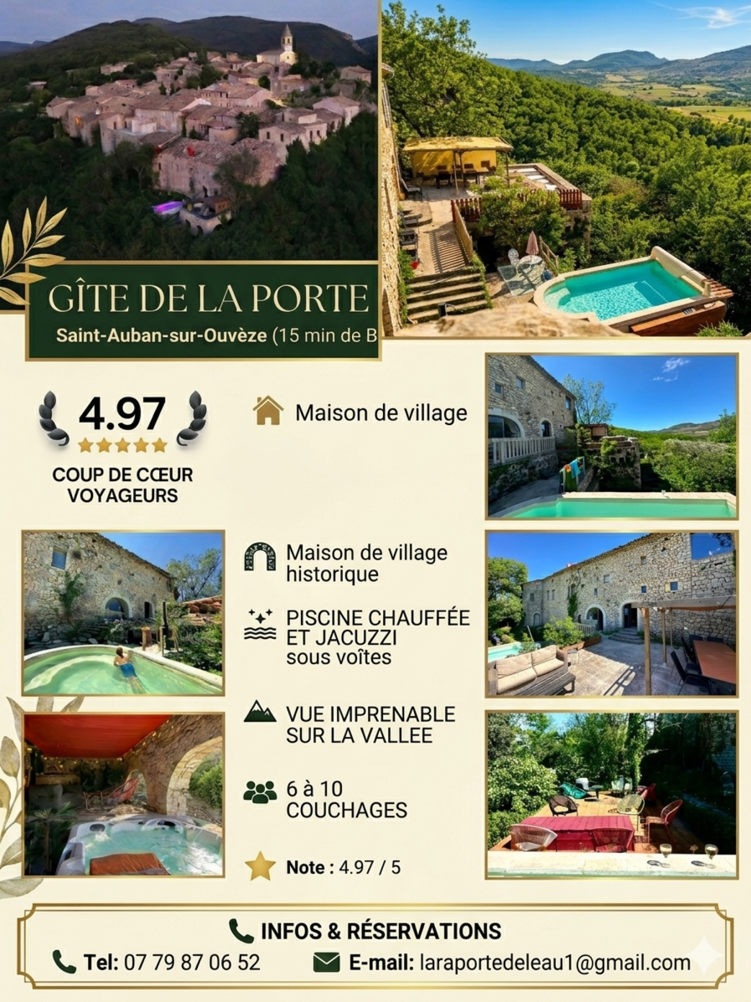 en venta casa con anexo de invitados Buis-les-Baronnies Drôme 4